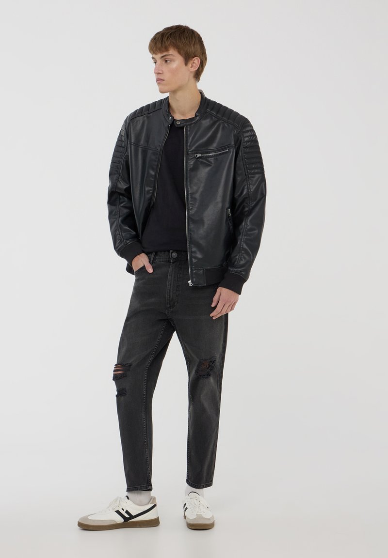 Terranova COREANO Giacca in similpelle nero