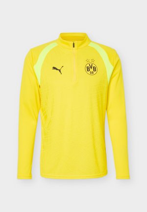 Puma, BVB DORTMUND  TRAINING 1/4 ZIP - Vereinsmannschaften - faster yellow/yellow alert