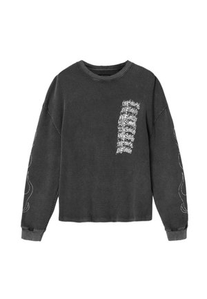 AllSaints, INCENDO LS CREW - Longsleeve - washed black