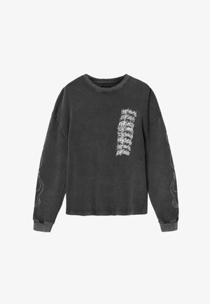 AllSaints, INCENDO LS CREW - Langærmet T-shirt - washed black