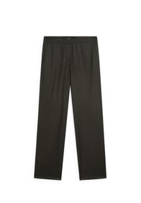 FLOWING LOW-RISE STRAIGHT - Bukser - dark grey