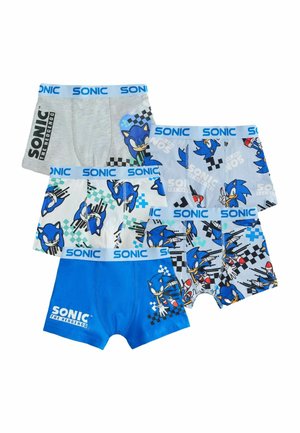 Next, REGULAR FIT - SONIC THE HEDGEHOG TRUNKS 5 PACK . - Kurze Boxershorts - blue grey