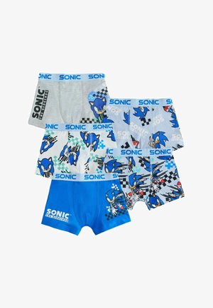 Next, REGULAR FIT - SONIC THE HEDGEHOG TRUNKS 5 PACK . - Kurze Boxershorts - blue grey