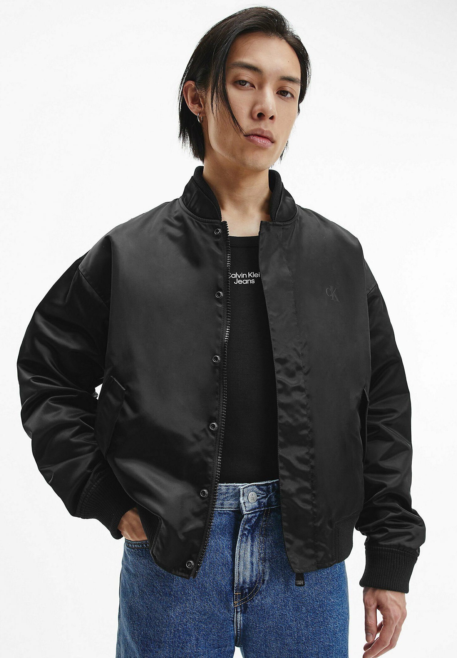 Calvin Klein Jeans Giubbotto Bomber - ck black/nero - Zalando.it