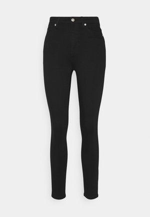 HIGH WAIST - Jeansy Skinny Fit - black