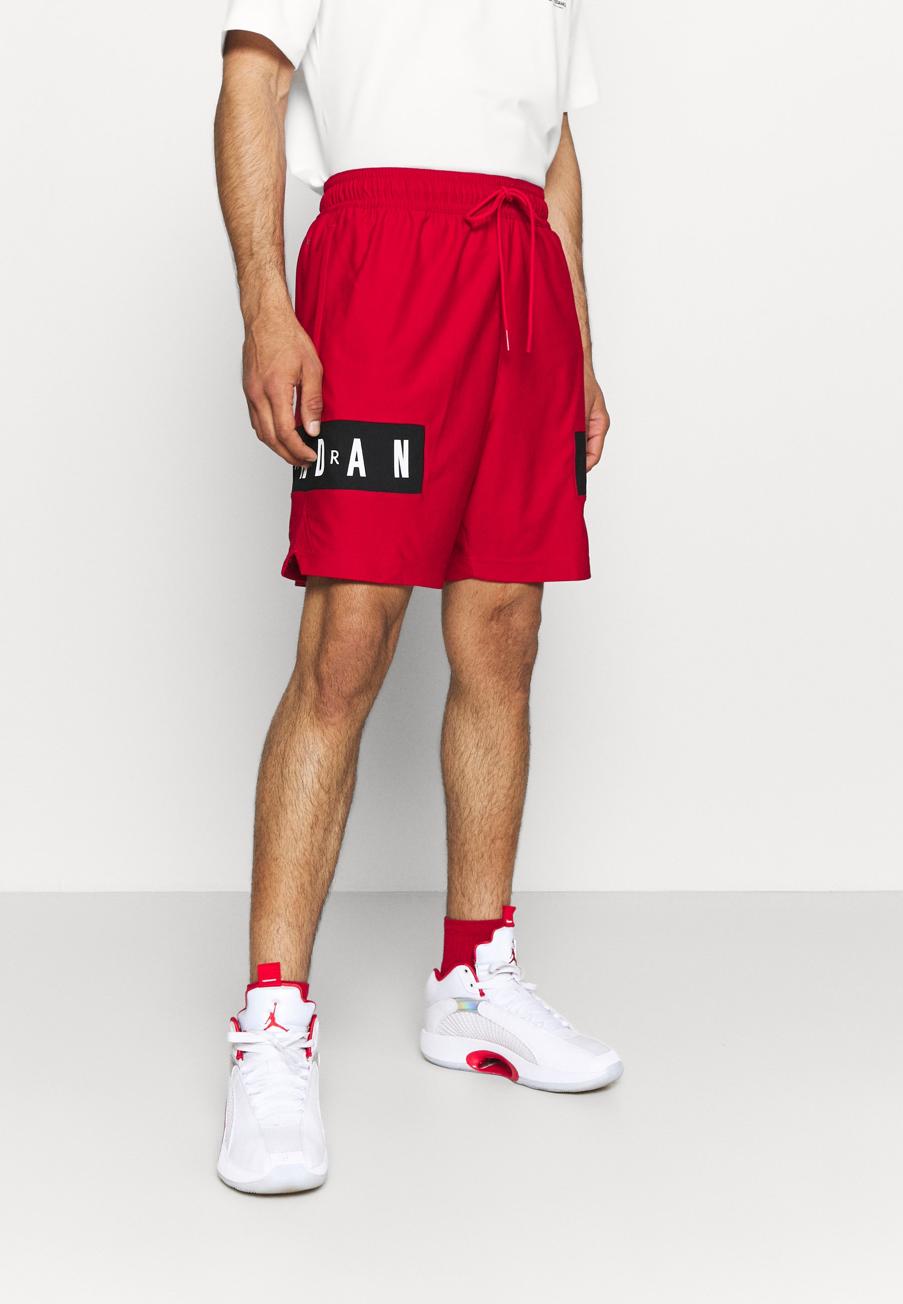 Jordan AIR - Pantalón corto de deporte - gym red/black/white/rojo -  Zalando.es