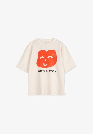 Bobo Choses JOYFUL FACE - Tričko s potlačou - white
