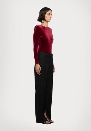 MANEATER BODYSUIT  - Long sleeved top - burgundy