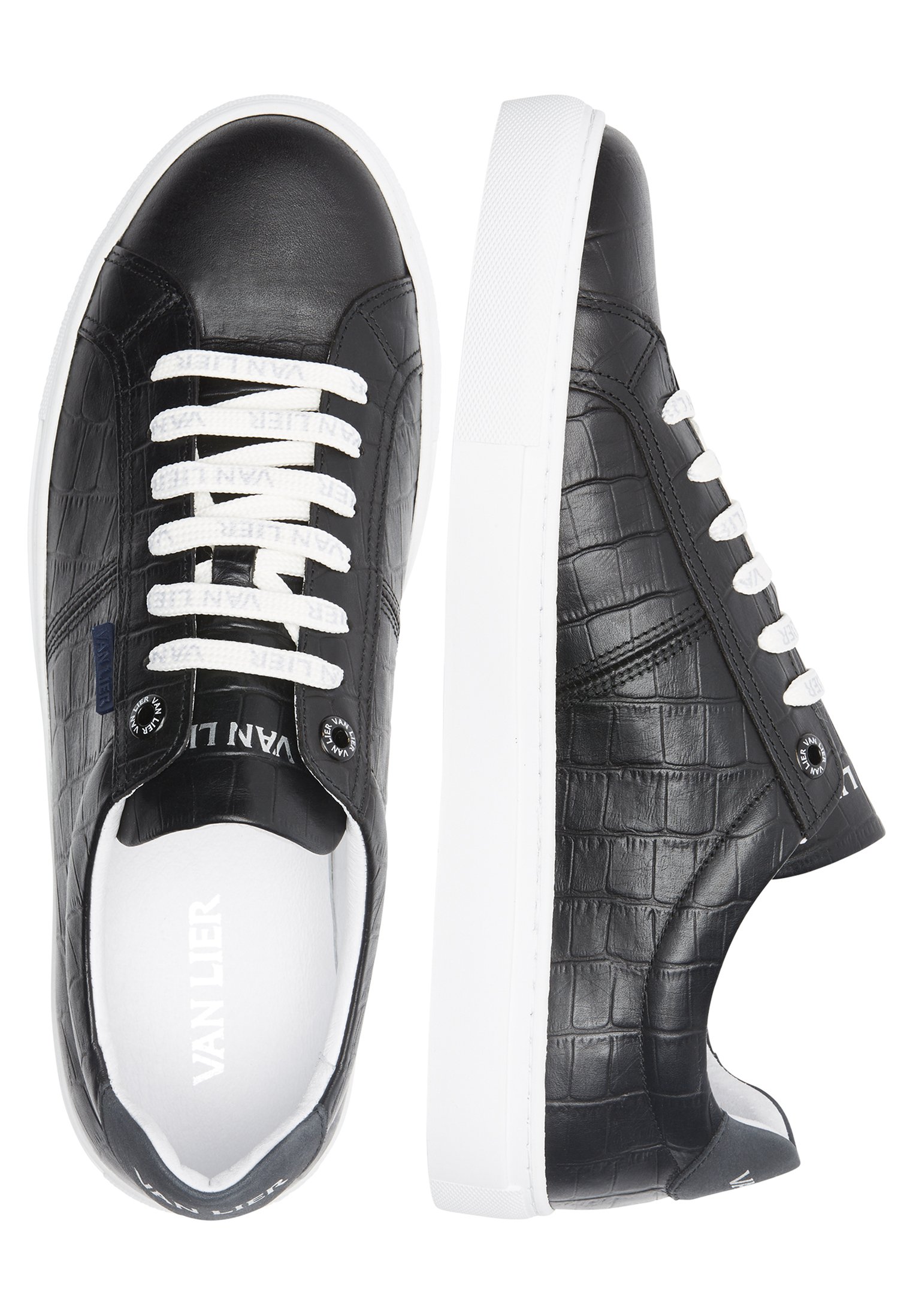 Van Lier NOVARA - Sneakers laag - black/Zwart - Zalando.nl