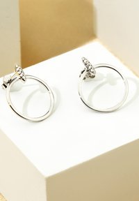 Sofia Milani CIRCLE BAR - Örhänge - silver coloured