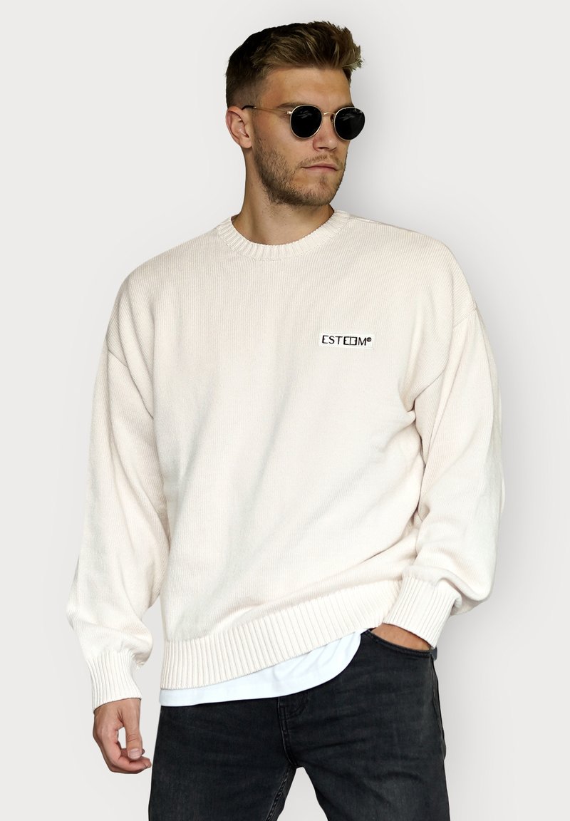 ESTEEM Strickpullover - offwhite