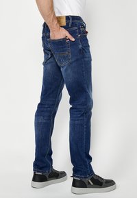 Koroshi STRETCH - Traperice ravnih nogavica - azul