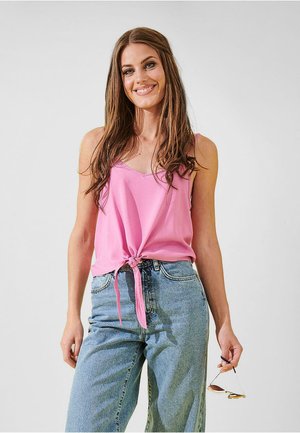 DAMEN V-NECK - Top - pink