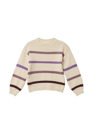 Strickpullover - helles beige