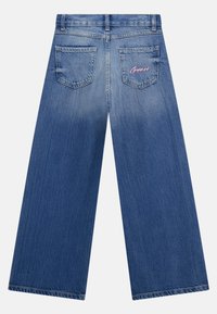 Guess HIGH WAIST WIDE LEG - Jeans a sigaretta - blau