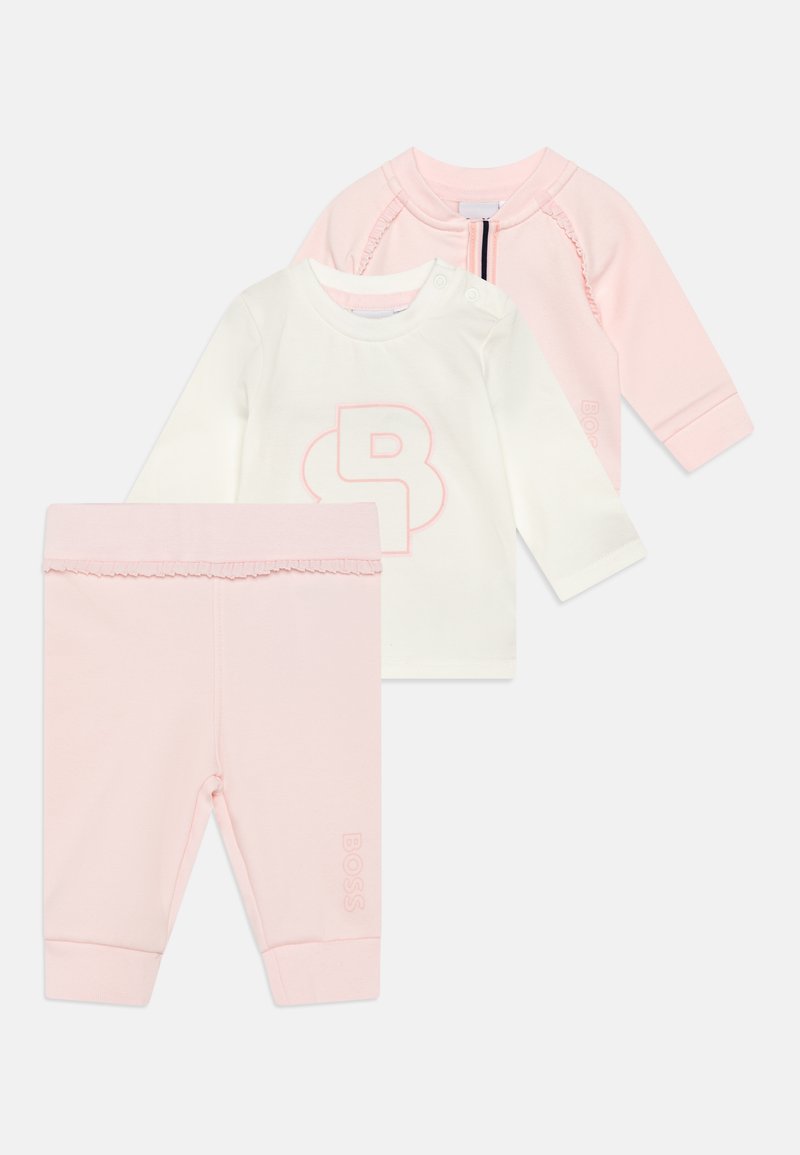 BOSS Kidswear BABY TRACK SUIT SET - Cadeau de naissance - pink pale