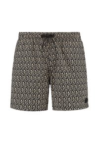Badeshorts - black wavy coral