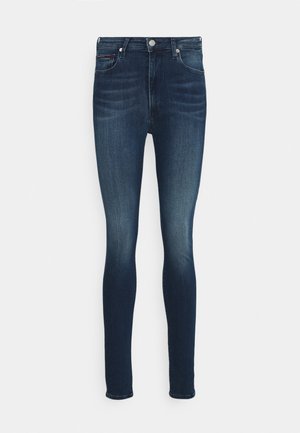 Tommy Jeans SYLVIA SUPER  - Džínsy skinny fit - blue