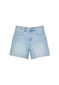 BERMUDA - Jeans Shorts - stone blue denim