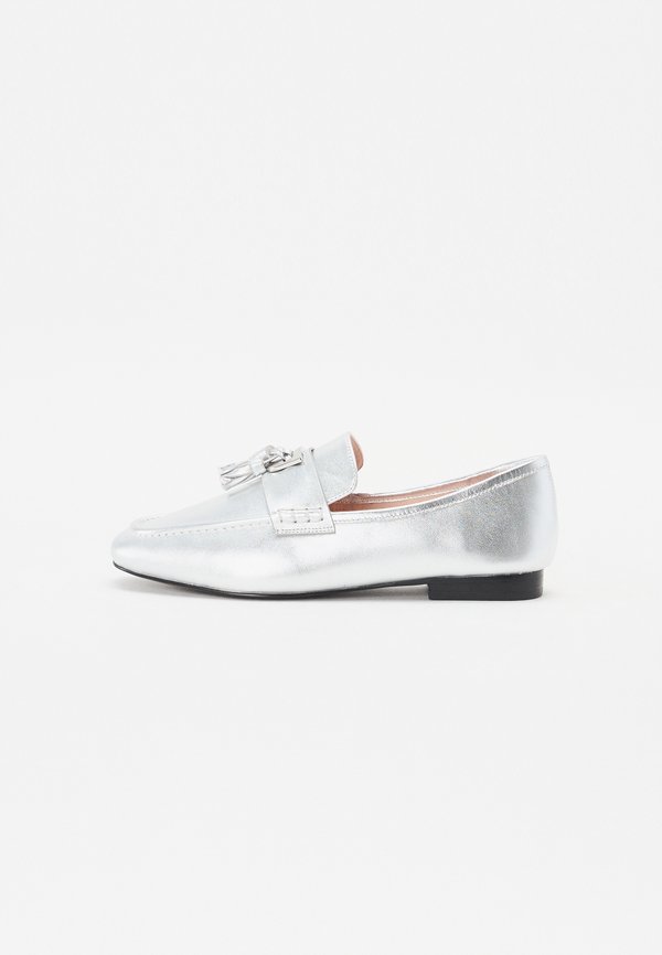 BEAT METAL - Slip-ons - silver