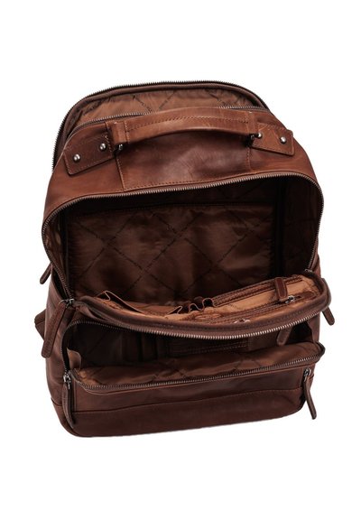 Sac à Dos en Cuir Cognac Claire