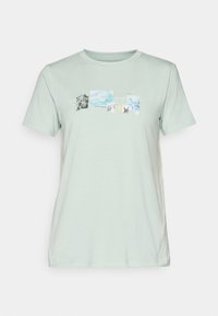 MOUNTAIN - Sports T-shirts - silver sage