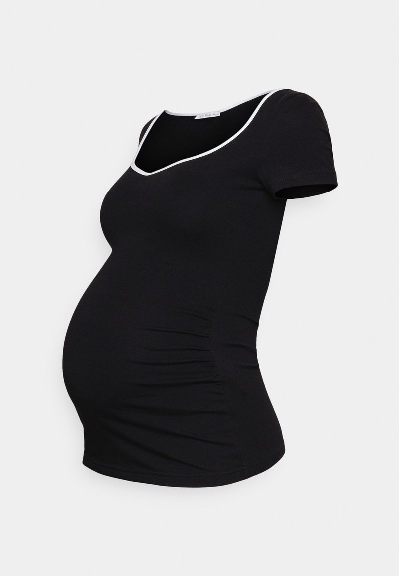 Anna Field MAMA T-shirt print zwart
