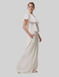 Leem WIDE  - Broek - white