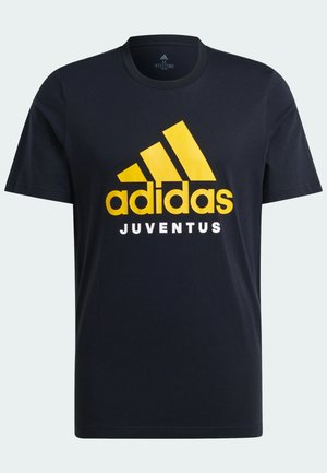 adidas Originals JUVENTUS DNA GRAPHIC - Camiseta estampada - black yellow