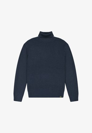 Lee LONG SLEEVE HEAVY TURTLE NECK - Jersey de punto - rivet navy