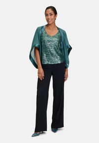 Vera Mont STOLA MIT 3/4 ARM - Cape - dark emerald