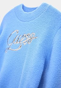 Guess Kids JUNIOR - Stickad tröja - bleu ciel