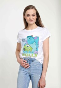 Henry Tiger MONSTERS AT WORK MIKE N SULLY WORK - Camiseta estampada - white