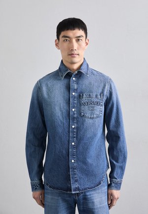 EMBROIDERY - Camisa - medium blue