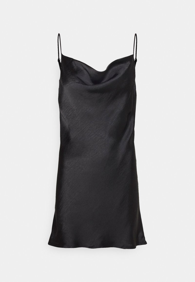 Gina Tricot Petite MINI COWL NECK DRESS - Vestido de cocktail / Vestido de festa - black