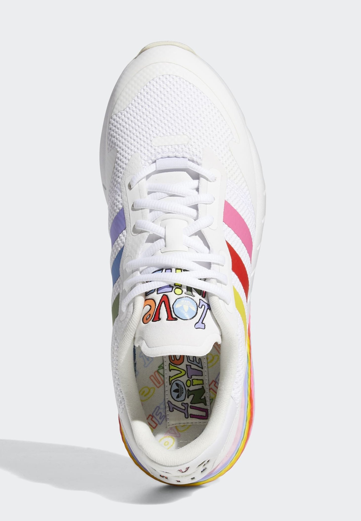 adidas Originals ZX 1K BOOST PRIDE - Sneaker low - white/weiß - Zalando.at