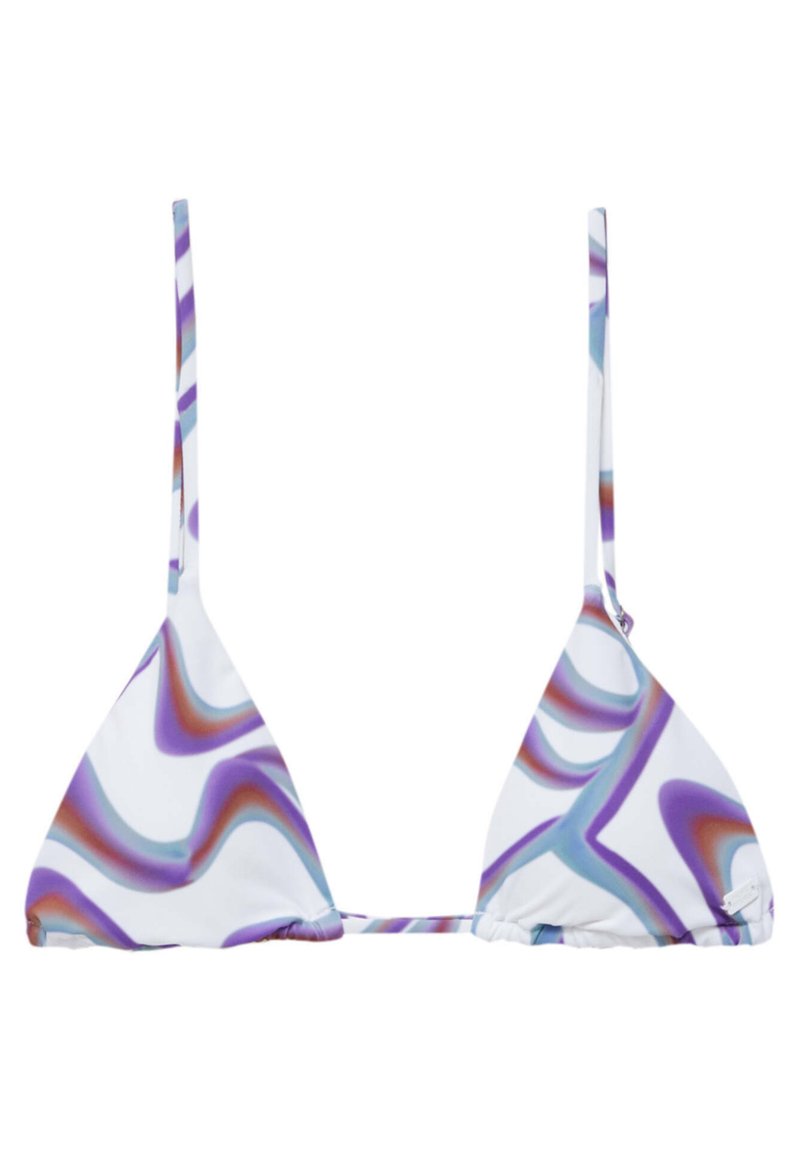 PULL&BEAR TRIANGLE PRINTED BikiniTop white/weiß Zalando.at