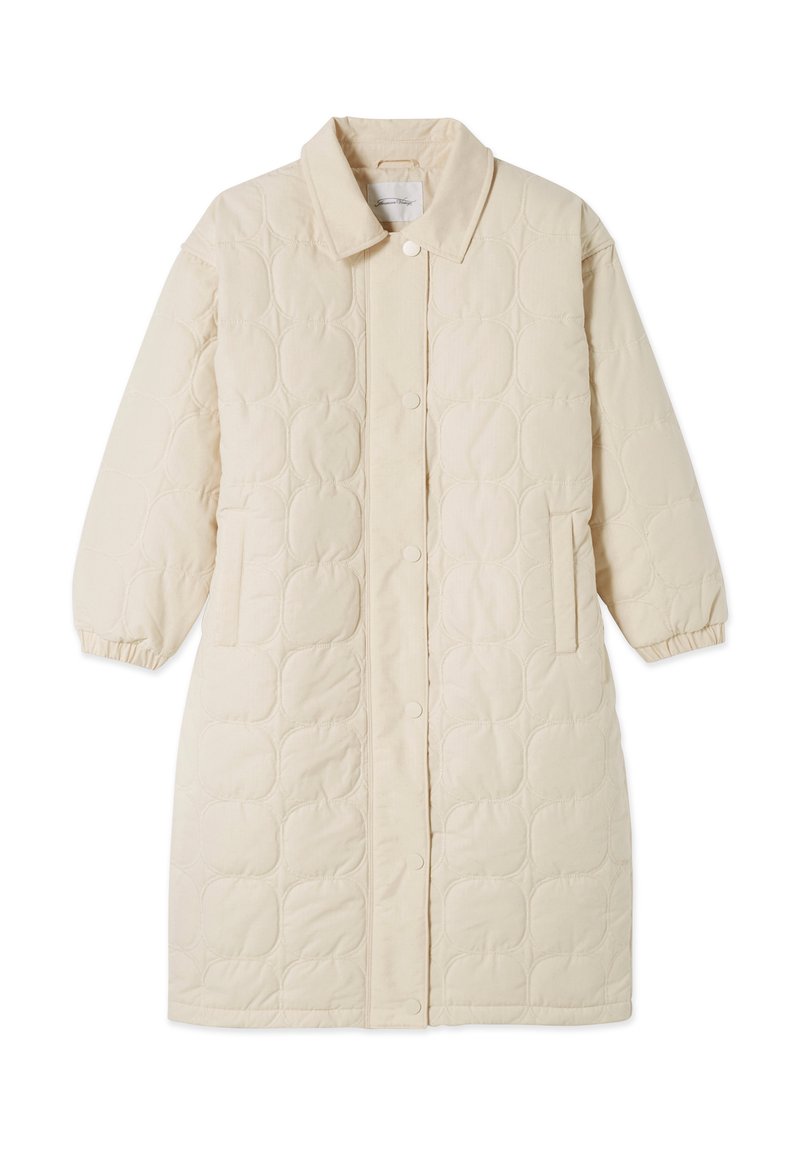 American vintage Wintermantel crème