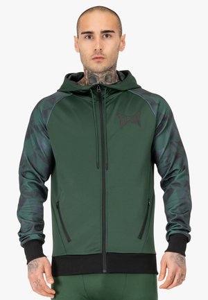 Tapout Felpa con zip - green black