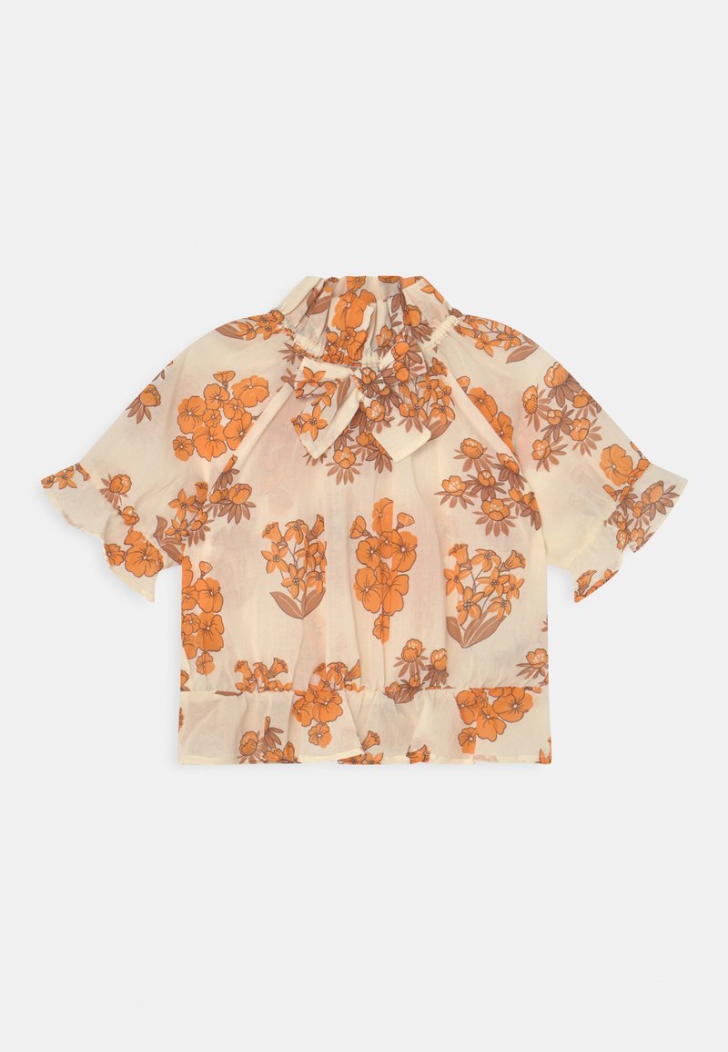 Kinder Shirts & Tops | Mini Rodini FLOWERS Bluse beige - JS20000 Kinder Shirts & Tops | Mini Rodini FLOWERS Bluse beige - JS20000