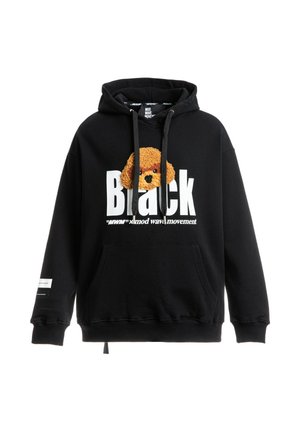 Jersey con capucha - black