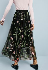 Next TALL FIT - EMBROIDERED BOHO - Maxinederdele - black