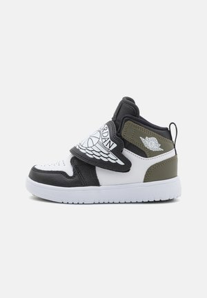 SKY JORDAN 1 UNISEX - Vysoké tenisky - black/white/medium olive