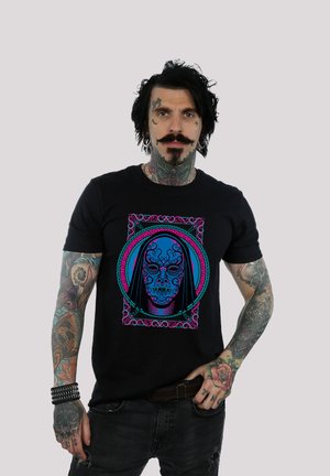F4NT4STIC HARRY POTTER NEON TODESSER MASKE - FILM MOVIE TV COMIC  - Print T-shirt - black