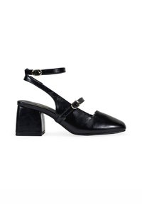 MARY JANE CON HEBILLAS - Tacones - black