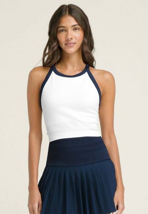 Wilson TANK-TOP W ON THE DAILY BRAMI BRIGHT WHITE - Top - bright white