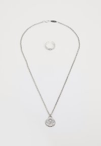 SUNRISE BRACELET AND NECKLACE GIFT UNISEX SET - Žiedas - silver-coloured