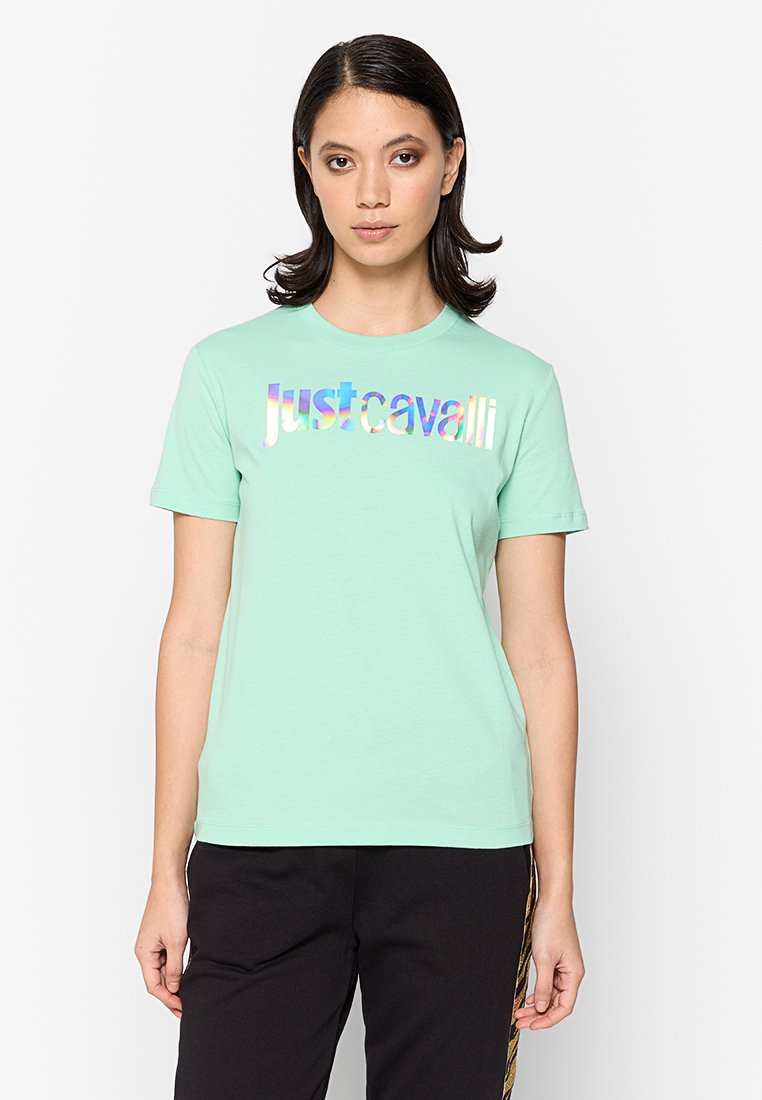 Just Cavalli T-shirt print mintgroen