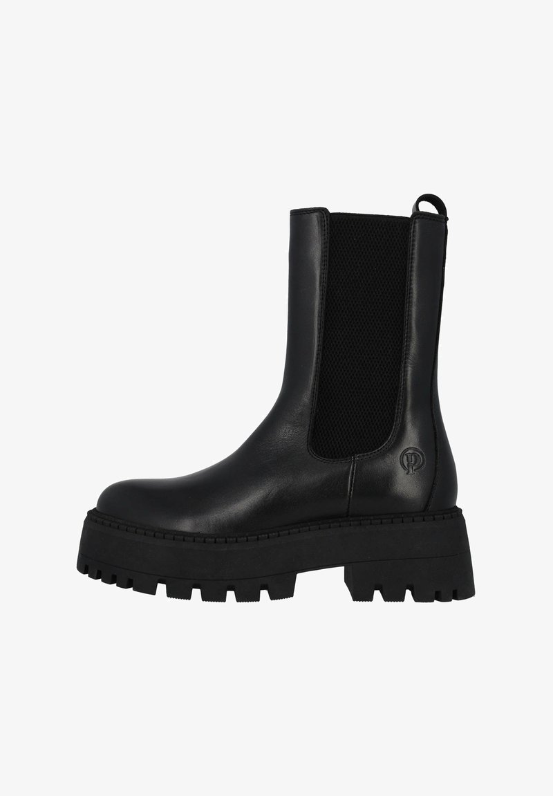 Palado Botines con plataforma - schwarz