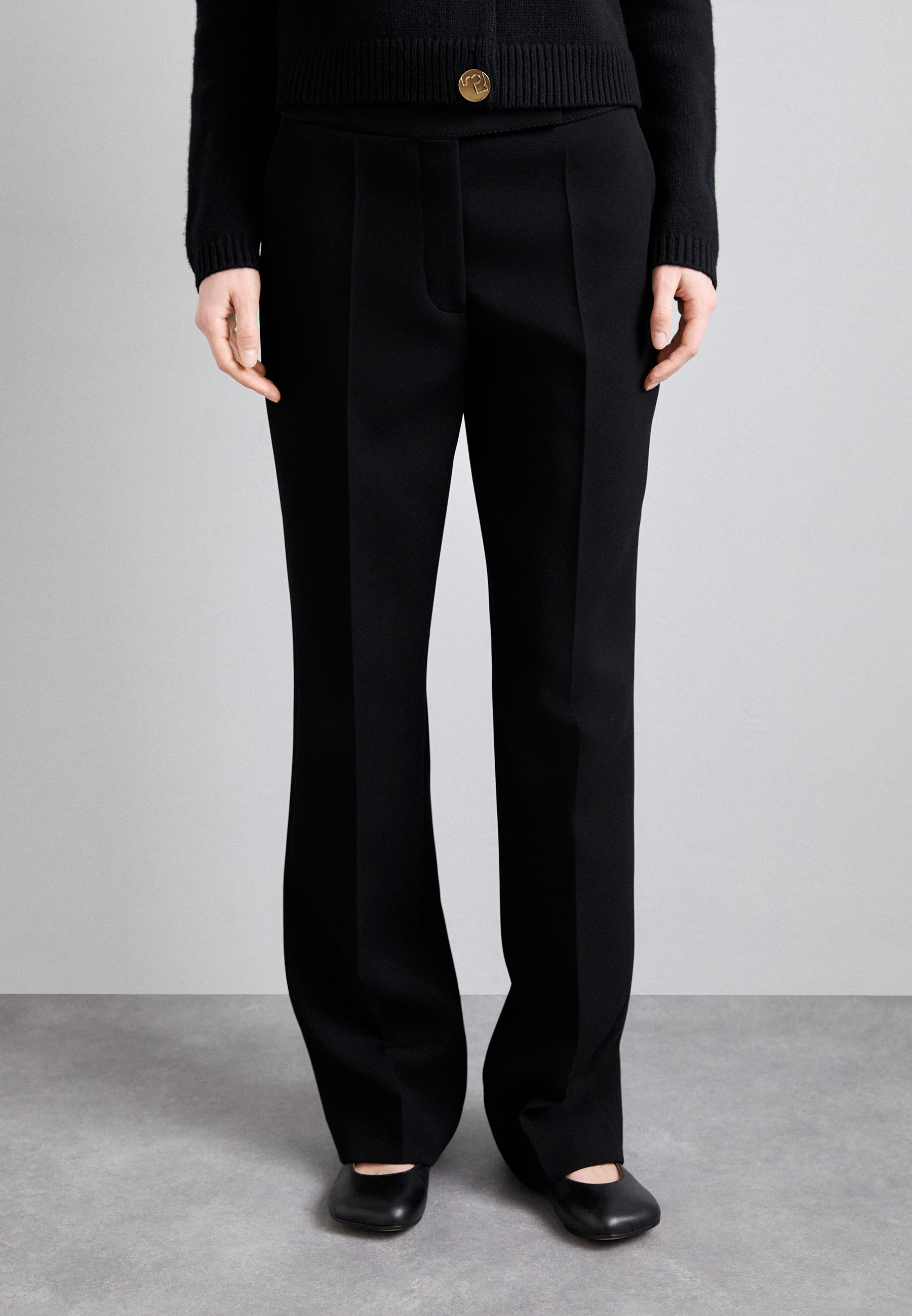Tory Burch BOOT CUT PANT - Trousers - black - Zalando.co.uk display picture 1